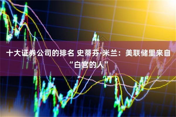 十大证券公司的排名 史蒂芬·米兰：美联储里来自“白宫的人”