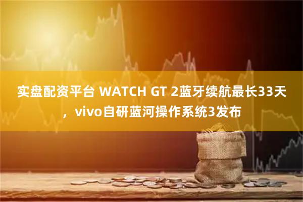 实盘配资平台 WATCH GT 2蓝牙续航最长33天，vivo自研蓝河操作系统3发布